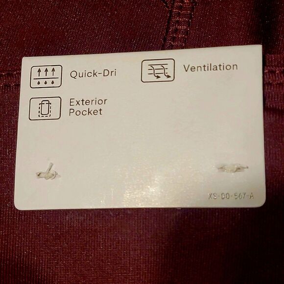 Xersion Train High Rise 7/8 Ankle Leggings Quick-Dri Side Pockets Small New - Picture 11 of 12